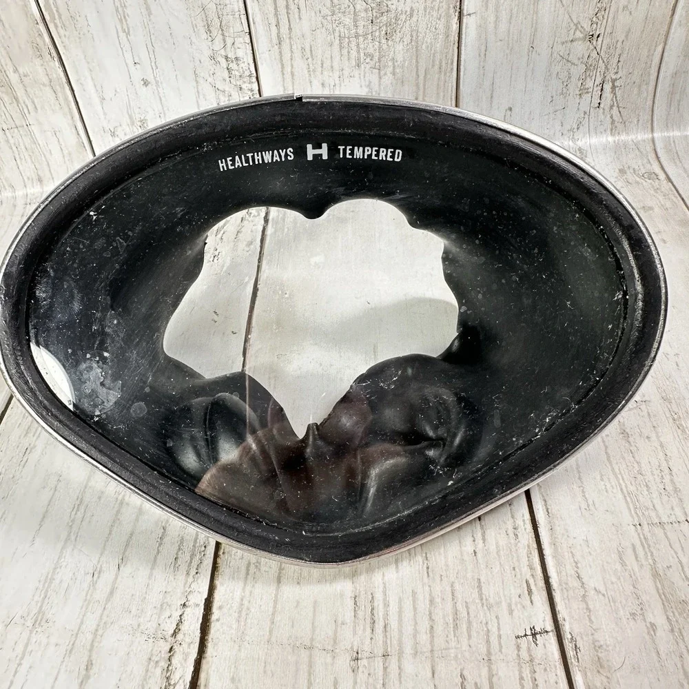 Vintage‎ Healthways Scuba Diving Mask Tempered Glass SEAQUALIZER